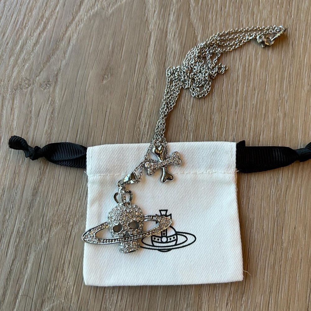 Vivienne Westwood Skull Cross-bone Necklace